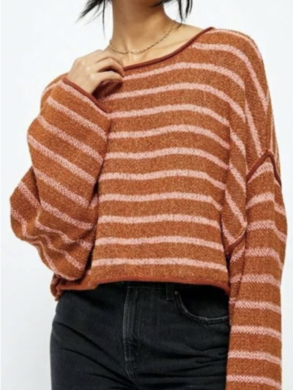 Free People Bardot sweater - Picture 1 of 4